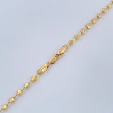 Cadena Media Luna 17.6gr / 24 1/2 in / 4mm Oro Amarillo +4 18K $
