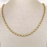 Cadena Media Luna 17.6gr / 24 1/2 in / 4mm Oro Amarillo +4 18K $