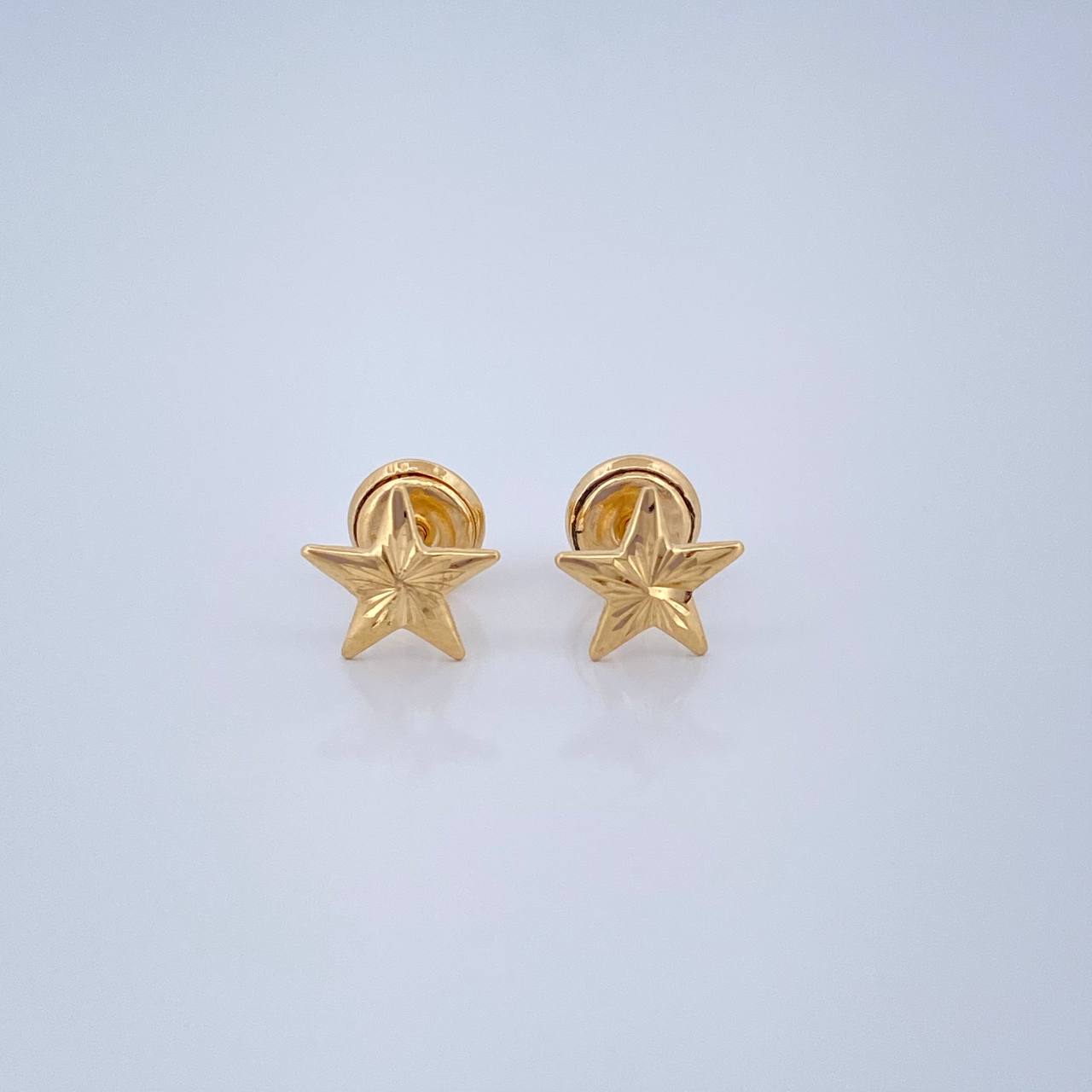 Topos Estrella 0.7gr / Oro Amarillo 18K &