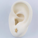 Topos Estrella 0.7gr / Oro Amarillo 18K &