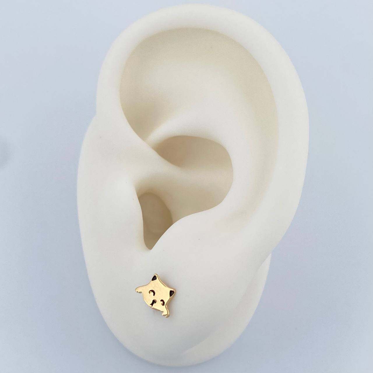 Topos Gato 0.75gr / Oro Amarillo 18K &