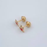 Topos Sapo 0.75gr / Oro Amarillo 18K &