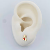 Topos Sapo 0.75gr / Oro Amarillo 18K &