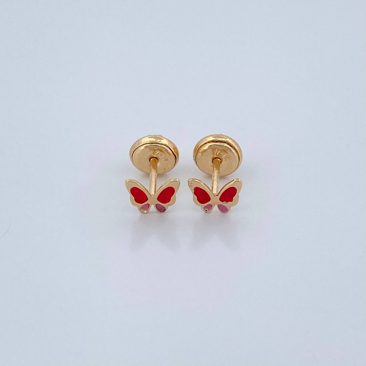 Topos Mariposa 0.6gr / Oro Amarillo 18K %