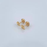 Topos Corazon 0.7gr / Oro Amarillo 18K &