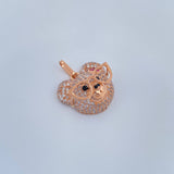 Dije Rostro Oso 2.95gr / 3/4 in / Oro Rosa 18K &