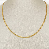 Cadena Cubana 4.1gr / 23 3/4 in / 2.22mm Oro Amarillo +1 18K $