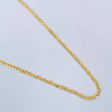 Cadena Cubana 2.95gr / 19 1/2 in / 1.71mm Oro Amarillo +1 18K $