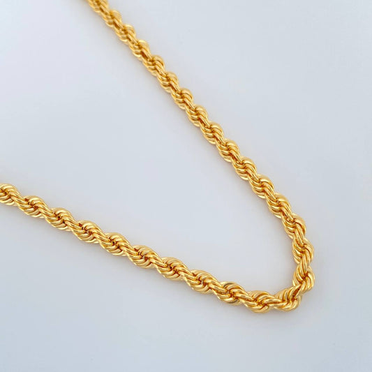 Cadena Lazo 8.55gr / 23 3/4 in / 3.11mm Oro Amarillo +3 18K $