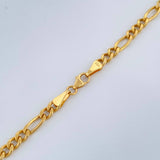 Figaro Chain 11.25gr / 25 1/2 in / 3.55mm Yellow Gold +1 18K $
