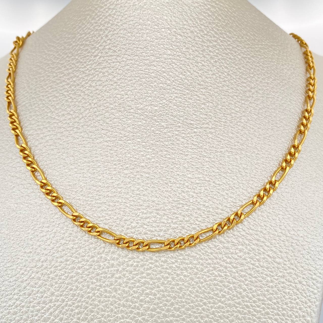 Figaro Chain 11.25gr / 25 1/2 in / 3.55mm Yellow Gold +1 18K $