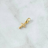 Pendant Cross 0.25gr / 1.3cm / Polished 18K Yellow Gold *
