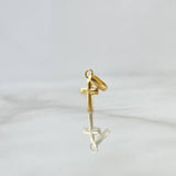 Pendant Cross 0.25gr / 1.3cm / Polished 18K Yellow Gold *