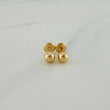 Stud Earrings Bead 0.6g / 5mm 18K Yellow Gold &