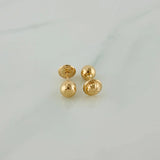 Topos Bola Lisa 0.6 g / in / 5 mm Oro Amarillo 18K