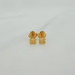 Topos Trebol Diamantados 0.5 g / in / 3.87 mm Oro Amarillo 18K