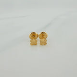 Topos Trebol Diamantados 0.5 g / in / 3.87 mm Oro Amarillo 18K