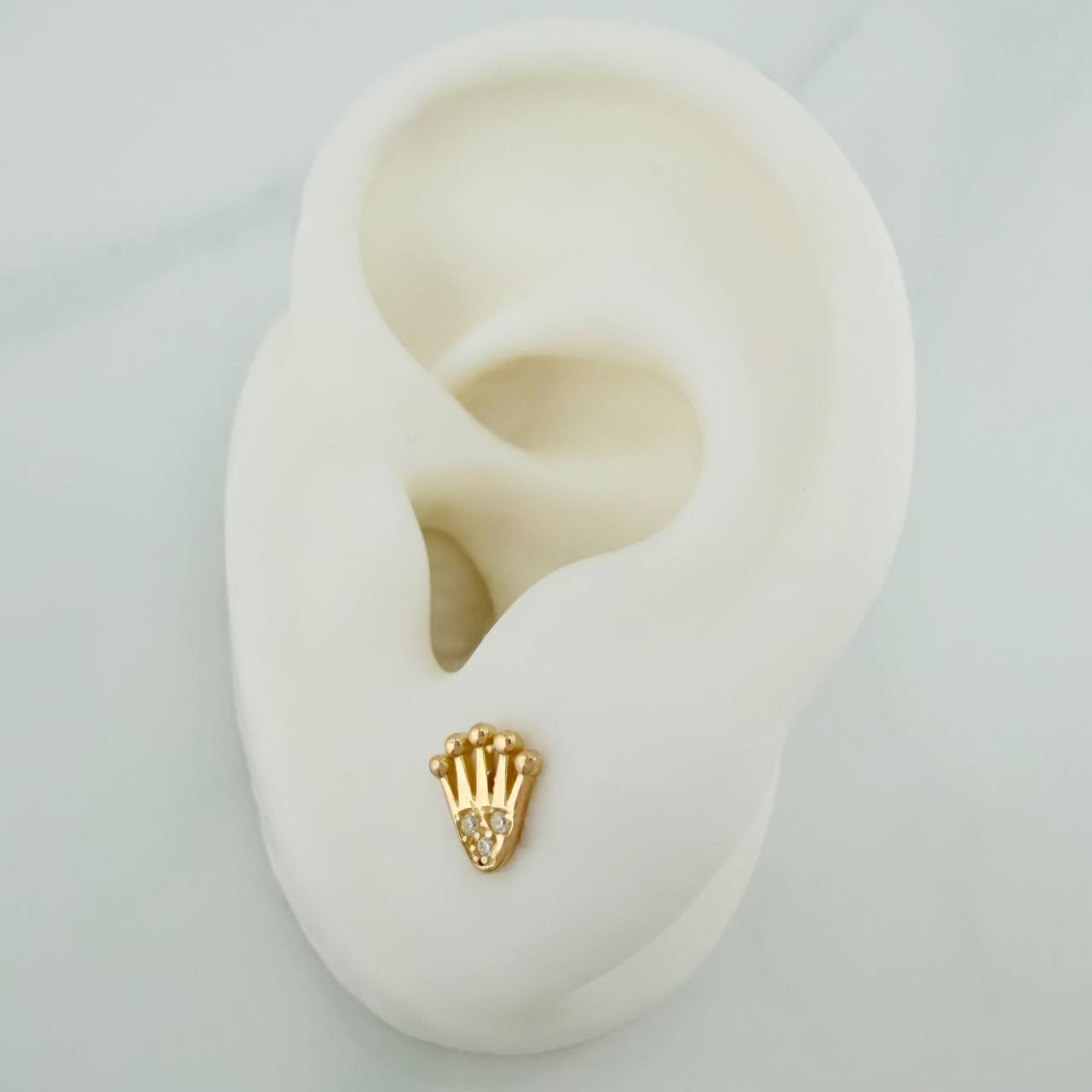 Topos Corona 1gr / 7.22mm Oro Amarillo 18K &