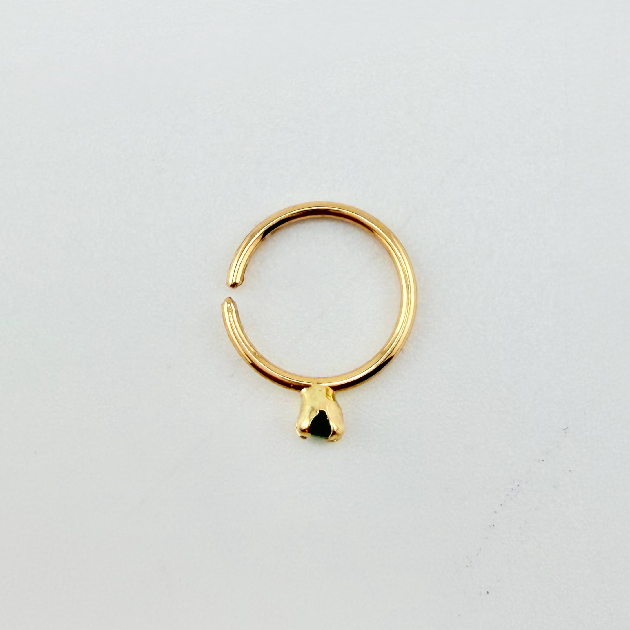 Piercing Aro 0.25gr / 1/2 in / Oro Amarillo 18K
