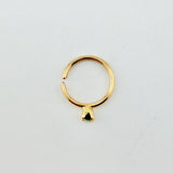 Piercing Aro 0.25gr / 1/2 in / Oro Amarillo 18K