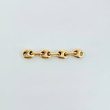 Herraje Retazo GC 4 Eslabones 0.25gr / 1 in / 3.3mm Oro Amarillo 18K