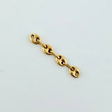 Herraje Retazo GC 4 Eslabones 0.25gr / 1 in / 3.3mm Oro Amarillo 18K