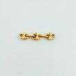 Herraje Retazo GC 3 Eslabones 0.2gr / 3/4 in / 3.2mm Oro Amarillo 18K
