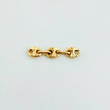 Herraje Retazo GC 3 Eslabones 0.2gr / 3/4 in / 3.2mm Oro Amarillo 18K