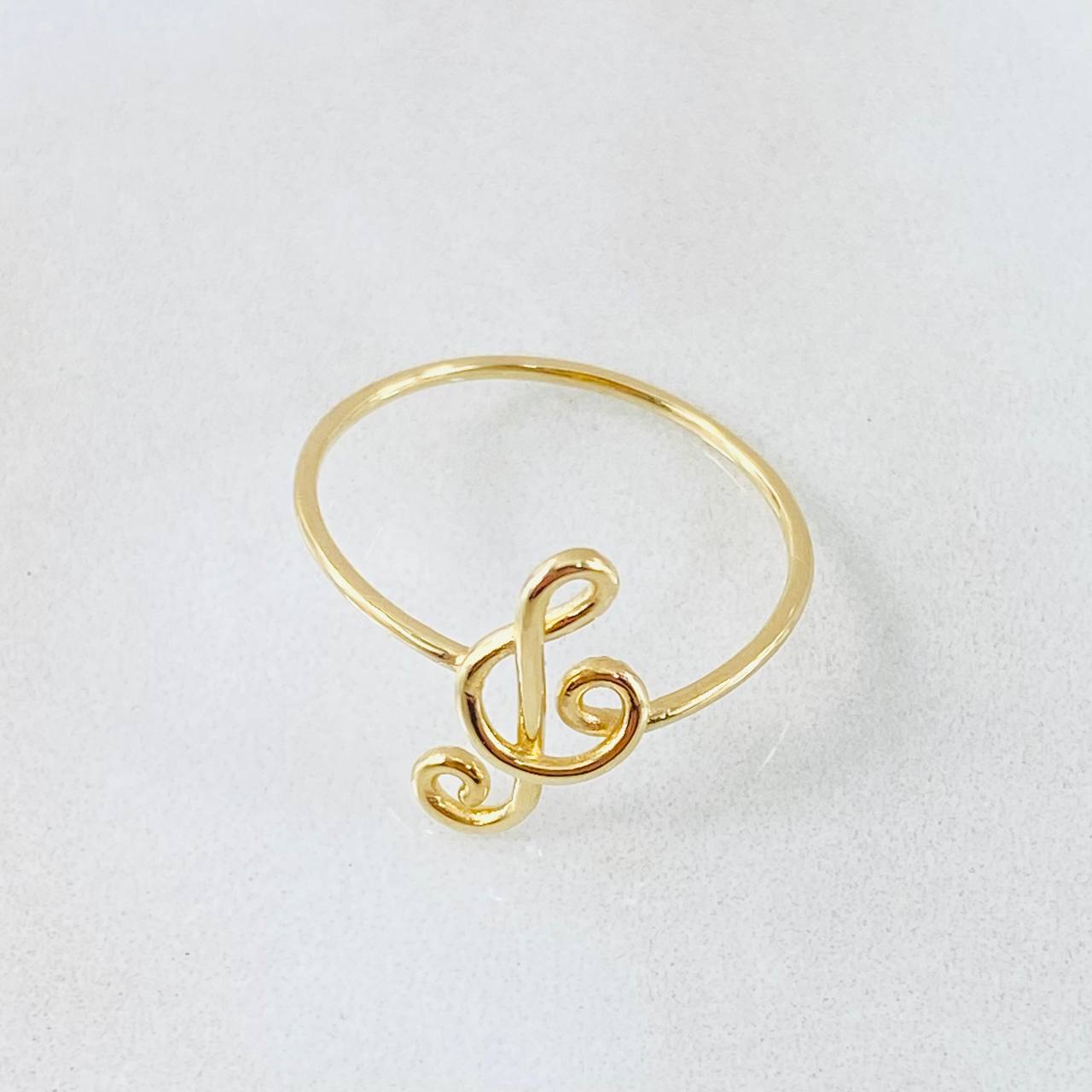 Anillo Nota Musical 1.1gr / T7 / Oro Amarillo 18K ©
