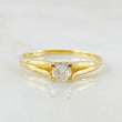 Anillo Solitario Redondo 2.1gr / T7 1/4 / Oro Amarillo 18K ©