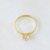 Anillo Solitario Cetro 1.5gr / T5 3/4 / Oro Amarillo 18K ©