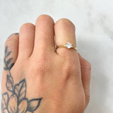 Anillo Solitario Cetro 1.5gr / T5 3/4 / Oro Amarillo 18K ©