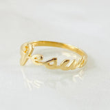 Anillo Jesús 1.3gr / T6 1/4 / Oro Amarillo 18K ©