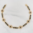 Pulso Tennis Halo Circulo 10.35 g / 7 1/2 in / 7.96 mm Oro Amarillo 18K