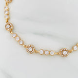 Pulso Tennis Halo 10 g / 7 3/4 in / 6.4 mm Oro Amarillo 18K