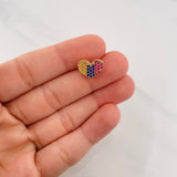 Herraje Corazon 1.9 g / 1/2 in Oro Amarillo 18K