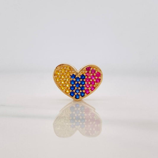 Charm Heart 1.85 g / 1/2 in 18K Yellow Gold