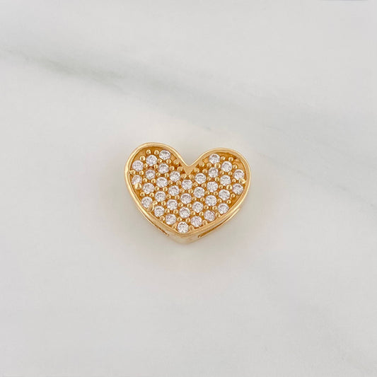 Charm Heart 1.1 g / 1/2 in 18K Yellow Gold