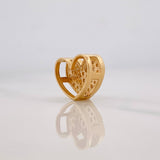 Herraje Corazon 1.1 g / 1/2 in Oro Amarillo 18K