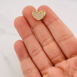 Herraje Corazón 1.15 g / 1/2 in Oro Amarillo 18K