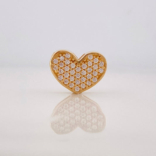 Charm Heart 1.15 g / 1/2 in 18K Yellow Gold