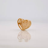 Herraje Corazón 1.15 g / 1/2 in Oro Amarillo 18K
