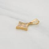 Dije Flor 1.85 g / 3/4 in Oro Amarillo 18K