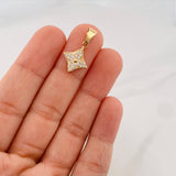 Dije Flor 1.85 g / 3/4 in Oro Amarillo 18K
