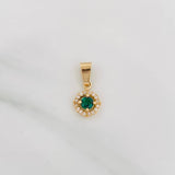 Dije Halo Circulo 1.15 g / 3/4 in Oro Amarillo 18K