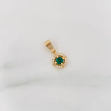 Dije Halo Circulo 1.15 g / 3/4 in Oro Amarillo 18K