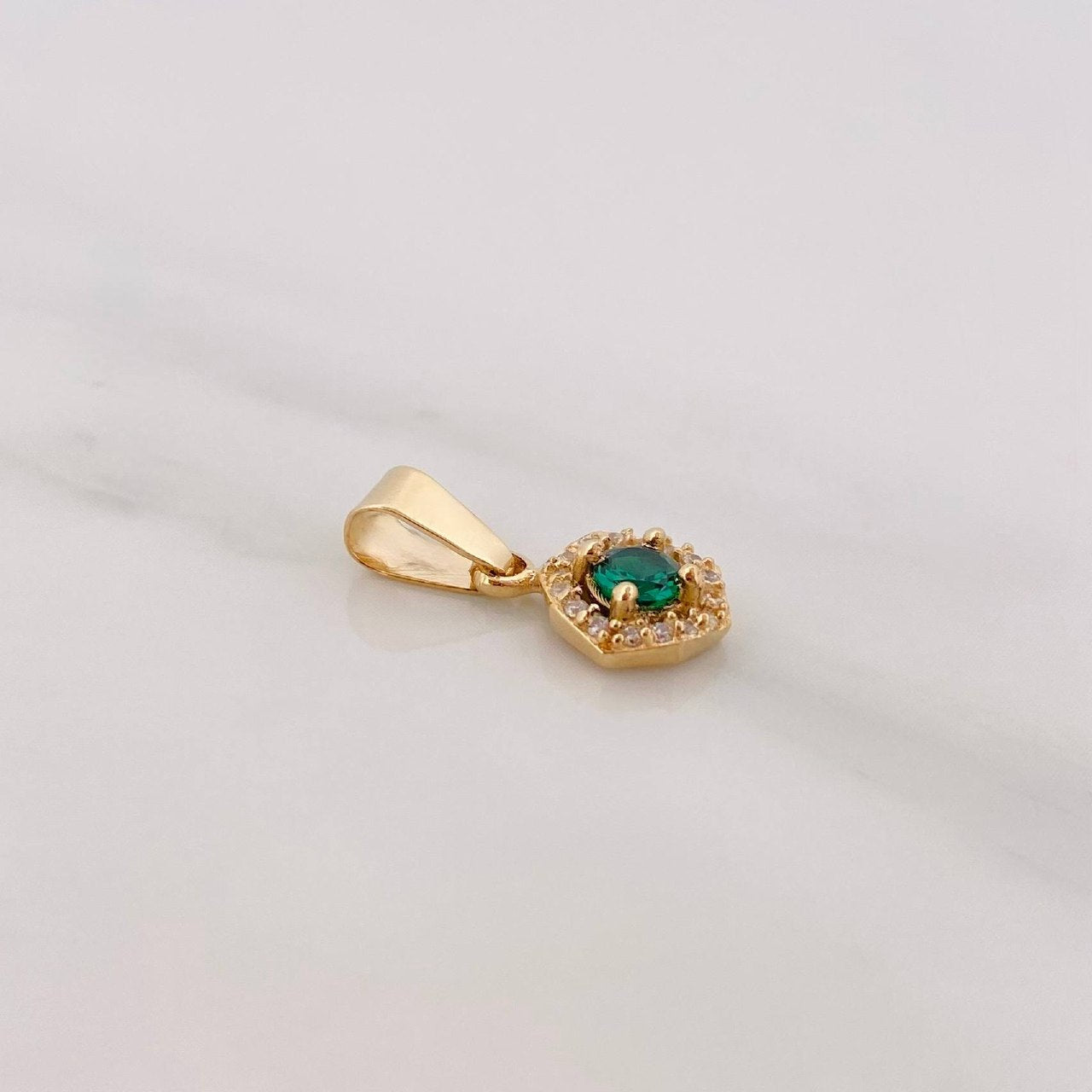 Dije Halo Circulo 1.15 g / 1/2 in Oro Amarillo 18K