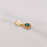 Dije Halo Circulo 1.15 g / 1/2 in Oro Amarillo 18K