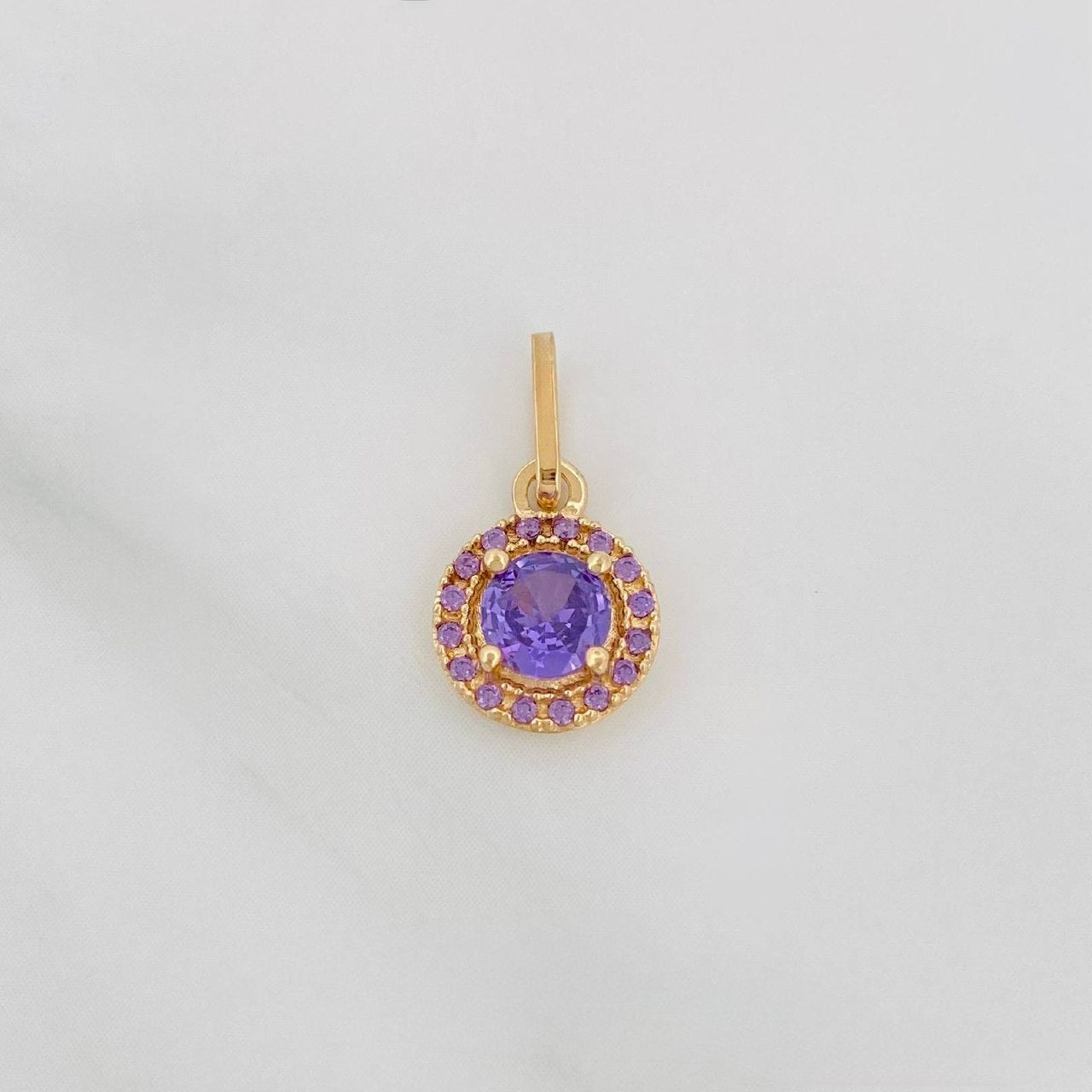 Dije Halo Circulo 1.15 g / 1/2 in Oro Amarillo 18K