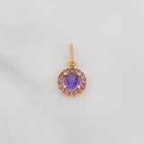 Dije Halo Circulo 1.15 g / 1/2 in Oro Amarillo 18K